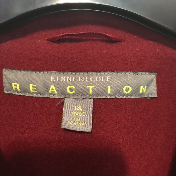 Burgundy Peacoat - Picture 5 of 5